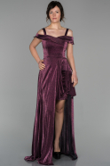 Длинное Вечернее Платье Сливовый ABU1567
