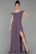 Длинное Вечернее Платье Лавандовый ABU1547