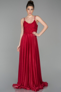 Длинное Помолвочное Платье красный ABU1341