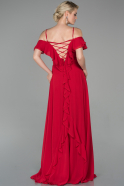 Длинное Вечернее Платье красный ABU1600