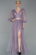 Длинное Помолвочное Платье Лавандовый ABU1633