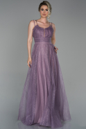 Длинное Помолвочное Платье Лавандовый ABU1450