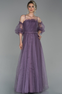 Длинное Вечернее Платье Лавандовый ABU1689