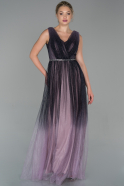 Длинное Помолвочное Платье Лавандовый ABU1712