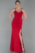 Длинное Вечернее Платье красный ABU1805