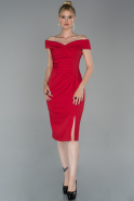 Короткое Платье На Приглашение красный ABK993