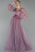 Длинное Вечернее Платье Лавандовый ABU1754