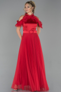 Длинное Вечернее Платье красный ABU1788