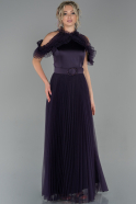 Длинное Вечернее Платье Пурпурный ABU1788