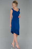 Короткое Платье На Приглашение Ярко-синий ABK1020