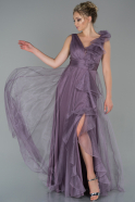 Длинное Вечернее Платье Лавандовый ABU1815