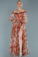 Длинное Помолвочное Платье Луковица ABU1854