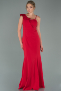Длинное Вечернее Платье Русалка красный ABU1868