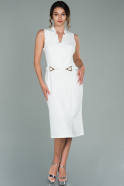 Короткое Платье На Приглашение Белый ABK1093