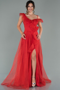 Длинное Вечернее Платье красный ABU1899