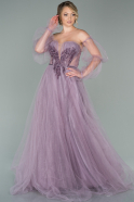 Длинное Вечернее Платье Лавандовый ABU1860