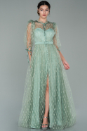 Длинное Вечернее Платье Бирюзовый ABU1679