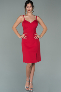 Короткое Платье На Приглашение красный ABK1116