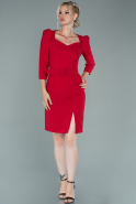 Короткое Платье На Приглашение красный ABK1132