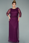 Длинное Вечернее Платье Фиолетовый ABU256