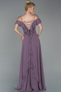 Длинное Вечернее Платье Лавандовый ABU1600