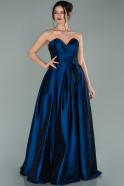 Длинное Вечернее Платье Темно-синий ABU2007
