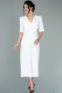 Миди Ночное Платье Белый ABK991
