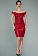 Короткое Платье На Приглашение красный ABK1230