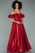 Длинное Вечернее Платье красный ABU2145
