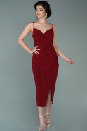 Миди Пригласительное Платье красный ABK1305