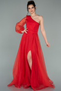 Длинное Вечернее Платье красный ABU2229
