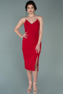 Миди Пригласительное Платье красный ABK1312