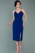 Миди Пригласительное Платье Ярко-синий ABK1312