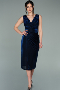 Миди Пригласительное Платье Ярко-синий ABK1258
