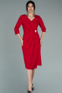 Миди Пригласительное Платье красный ABK1354
