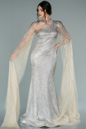 Особенное Длинное Свадебное Платье Золотой ABU2193