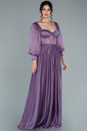 Длинное Вечернее Платье Лиловый ABU2141