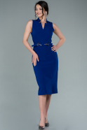Короткое Платье На Приглашение Ярко-синий ABK1093
