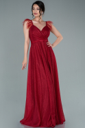 Длинное Вечернее Платье красный ABU1639