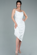 Миди Ночное Платье Белый ABK1933