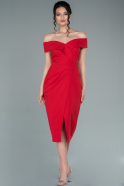 Миди Пригласительное Платье красный ABK1393