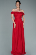 Длинное Вечернее Платье красный ABU2351