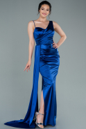 Длинное Выпускное Платье Ярко-синий ABU2373
