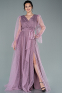 Длинное Вечернее Платье Лавандовый ABU1973