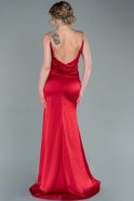 Длинное Шифоновое Помолвочное Платье красный ABU2388