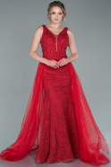 Длинное Вечернее Платье красный ABU2392