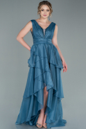 Длинное Помолвочное Платье Индиго ABU2394