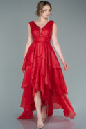 Длинное Помолвочное Платье красный ABU2394