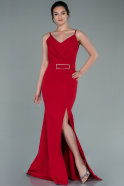 Длинное Вечернее Платье красный ABU2397