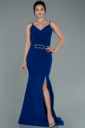 Длинное Вечернее Платье Ярко-синий ABU2397